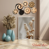 Handcrafted 7 Piece Handwoven Wall & Tabletop Decor Set â€“ Bohemian Artistic Thread Designs