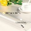 Plastic Tablecloth 60mm x 36in 60mm PVC Waterproof Dining Kitchen Office Table Cover